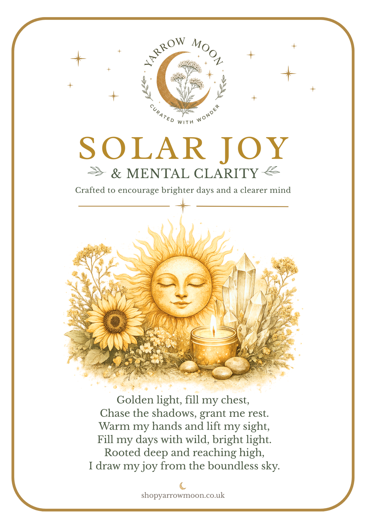 Solar Joy & Mental Clarity - Imperfectly Perfect