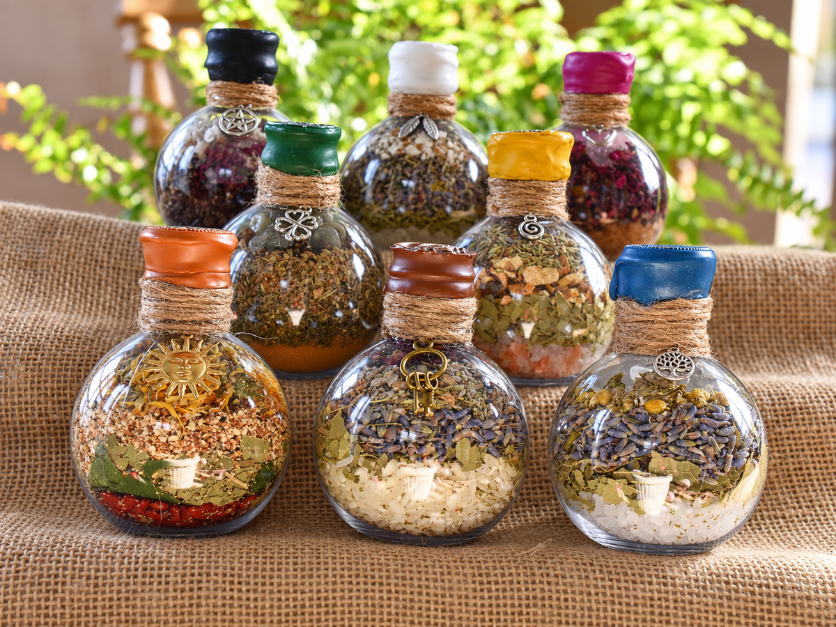 Yarrow Moon Companion Spell Jars collection