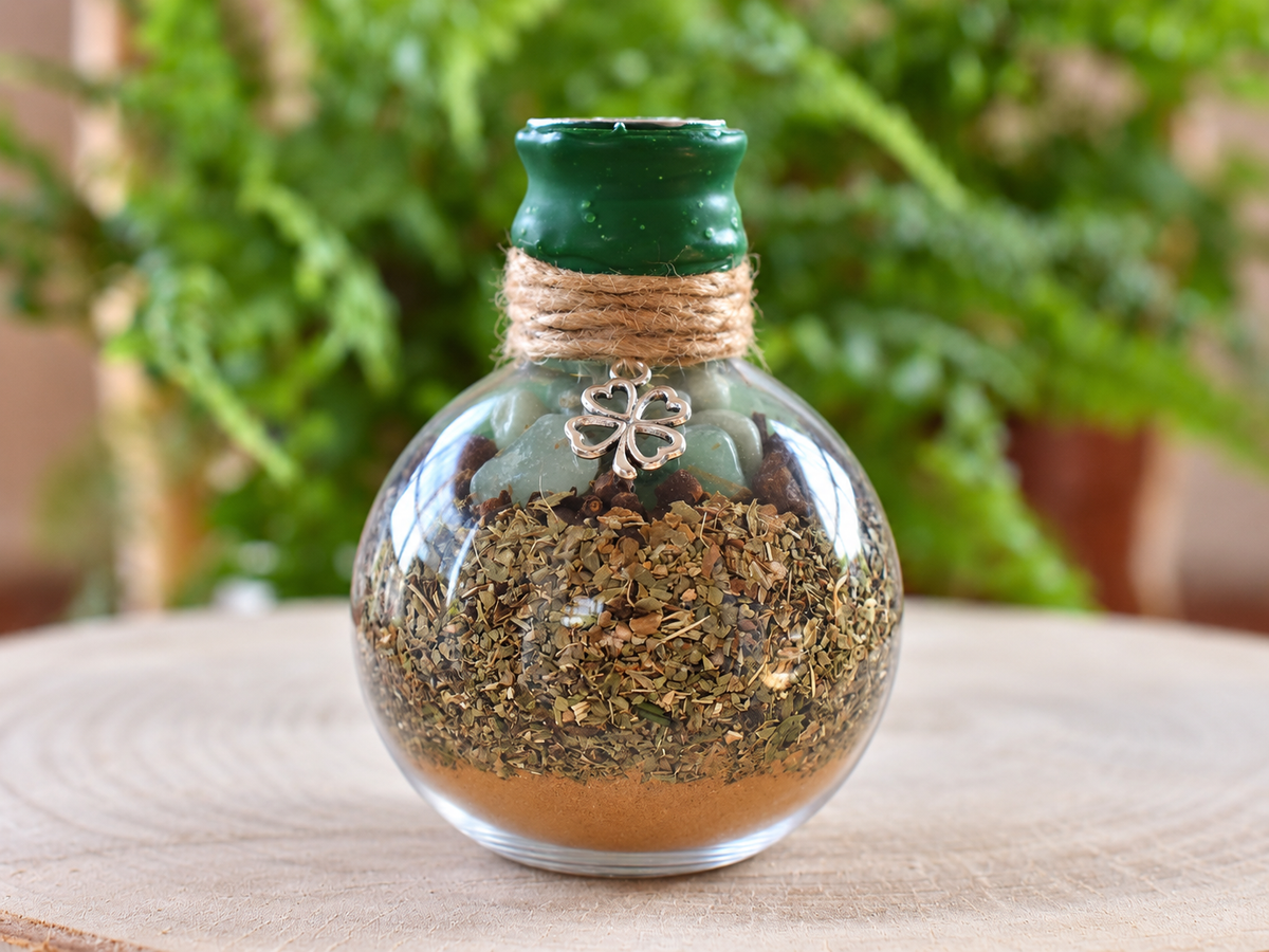 Good Fortune & Prosperity companion spell jar