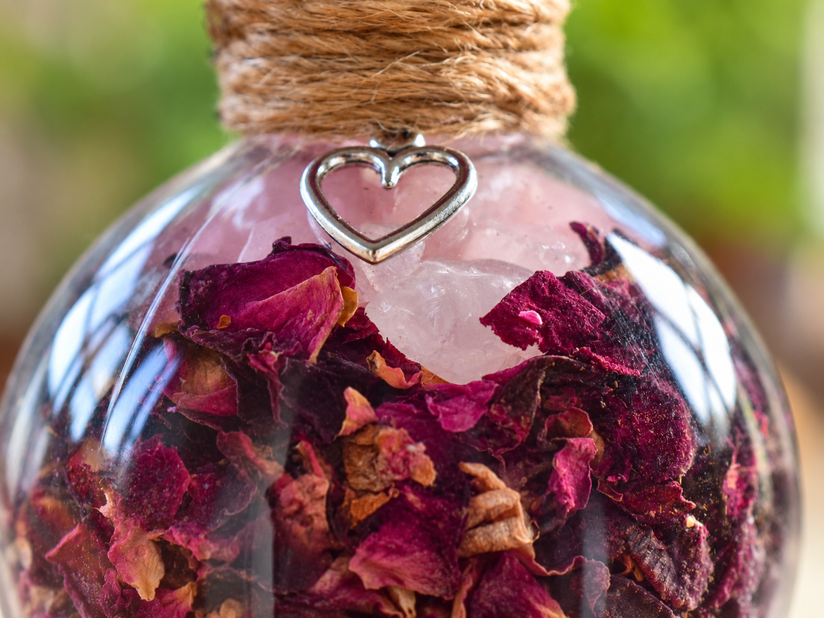 Love & Harmony heart charm detail