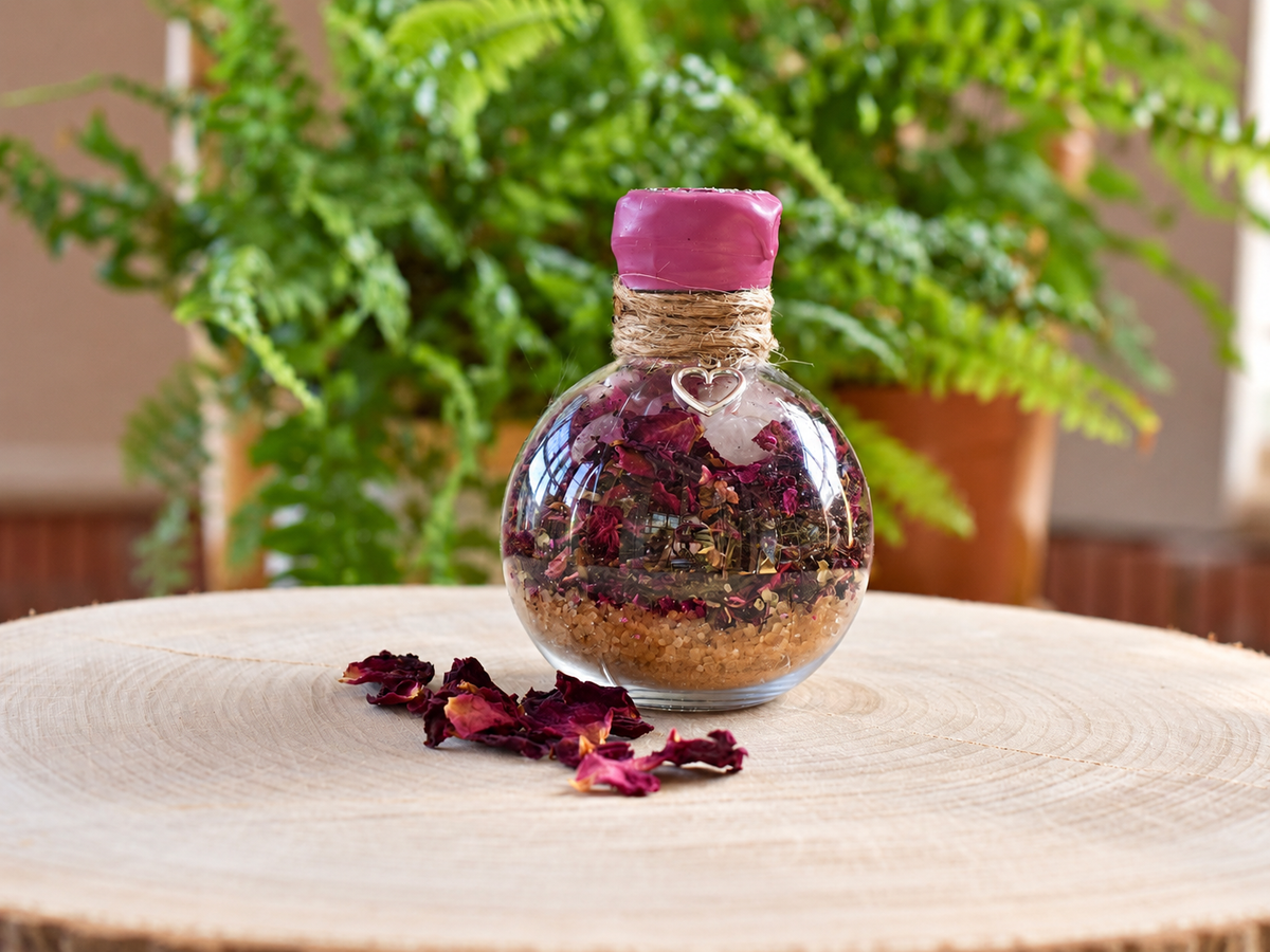 Love & Harmony styled with rose petals