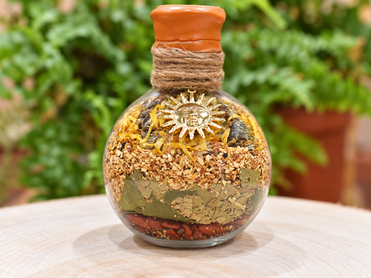 Solar Joy & Mental Clarity companion spell jar